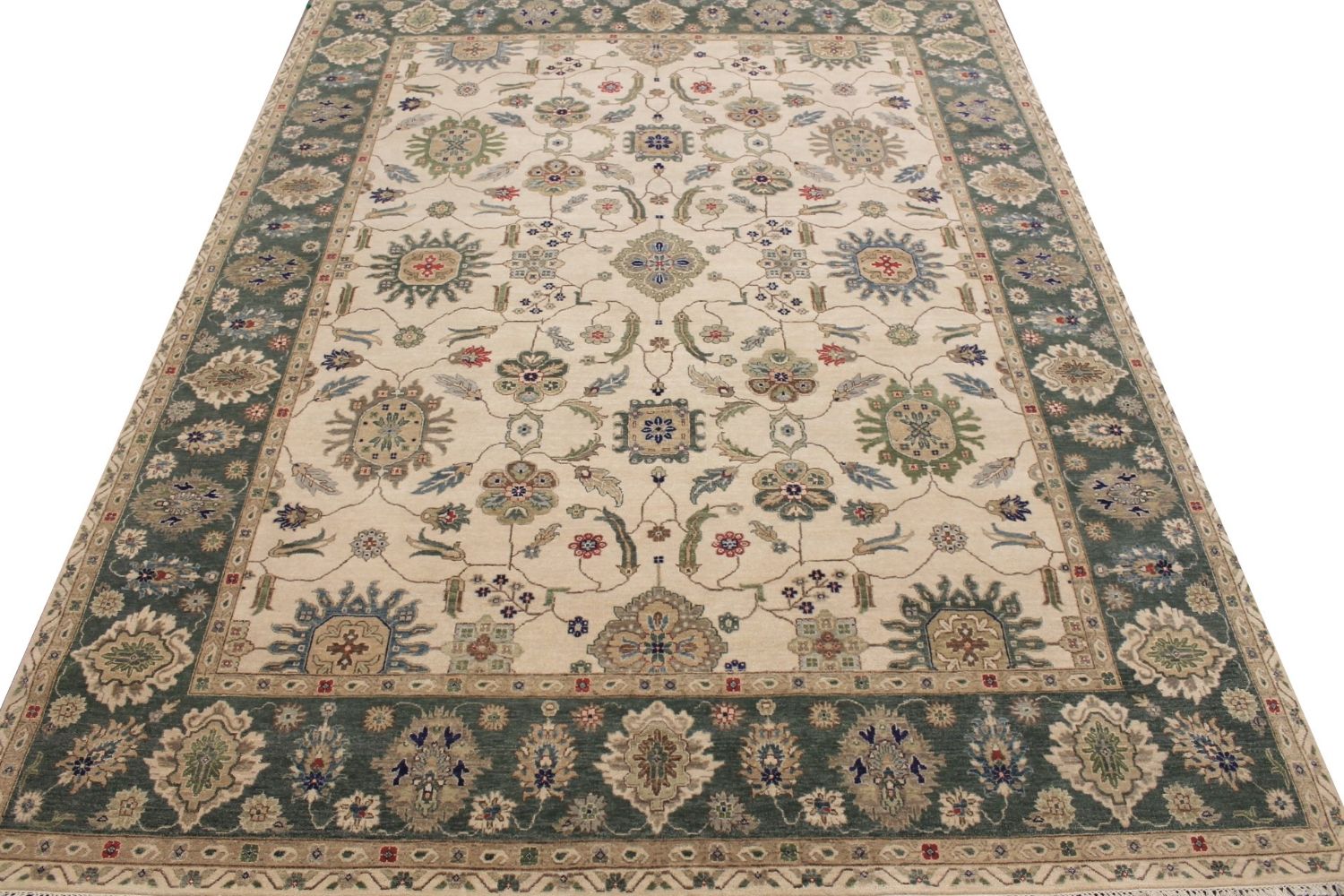 9x12 Traditional Hand Knotted Wool Area Rug - MR029320