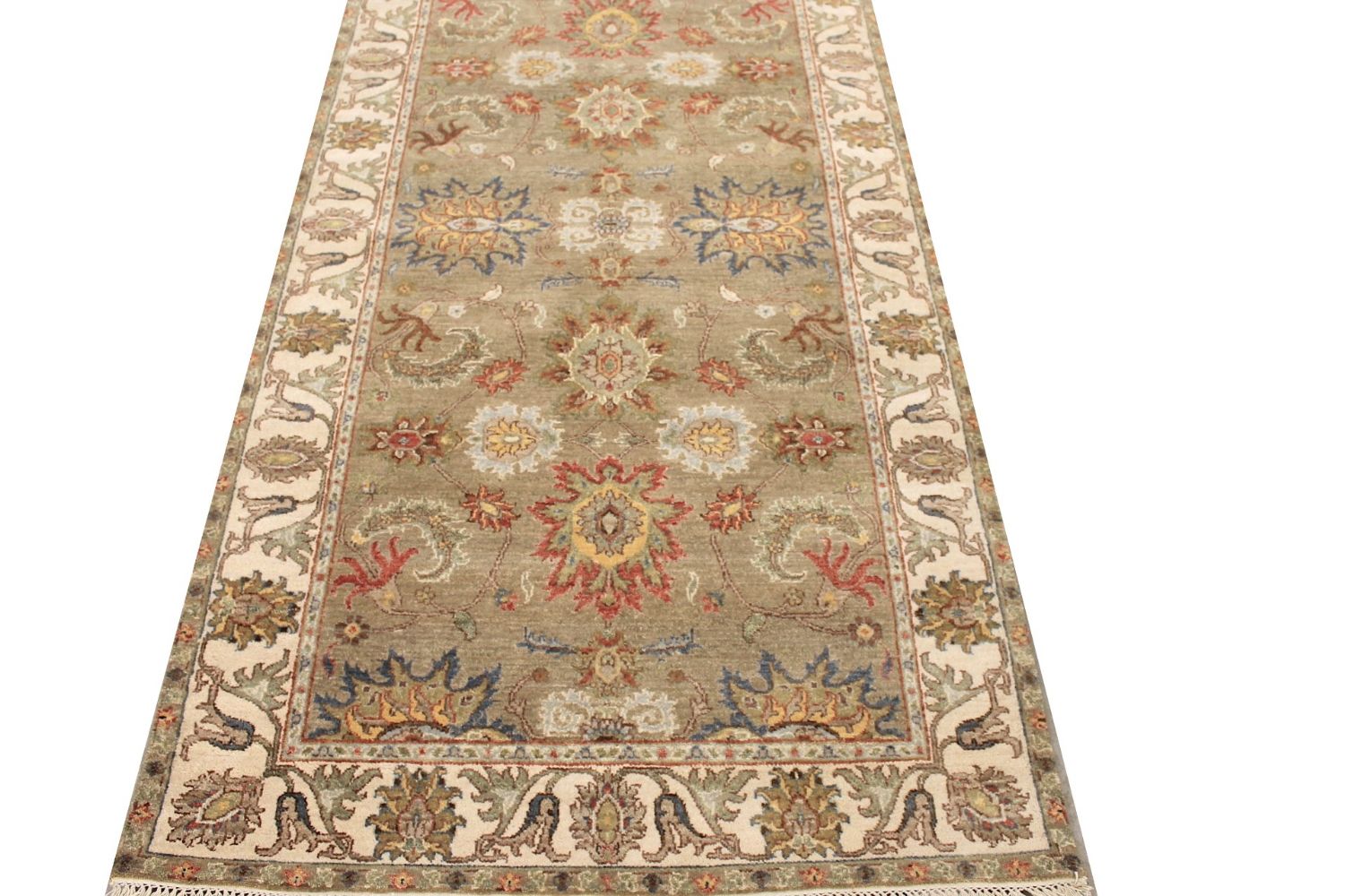 Wide Runner Traditional Hand Knotted Wool Area Rug - MR029321