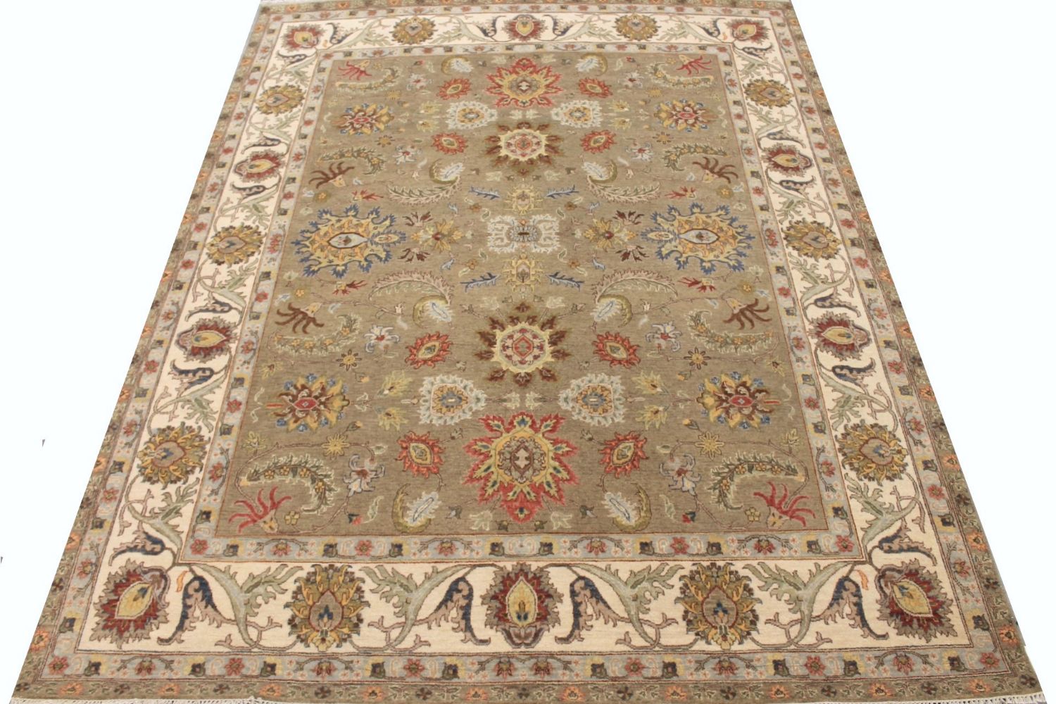 8x10 Traditional Hand Knotted Wool Area Rug - MR029329