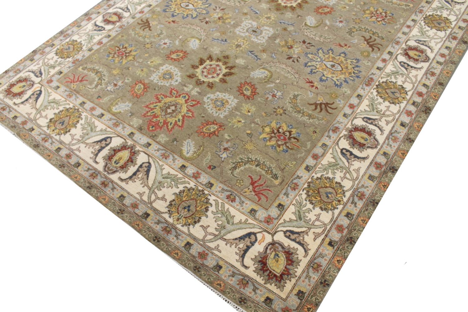 8x10 Traditional Hand Knotted Wool Area Rug - MR029329