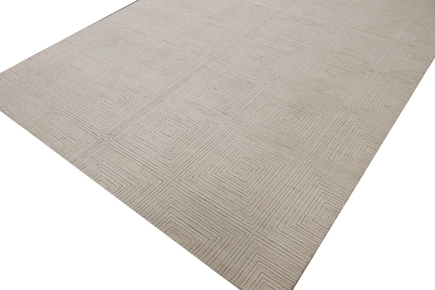 10x14 Casual Hand Knotted Wool Area Rug - MR029333