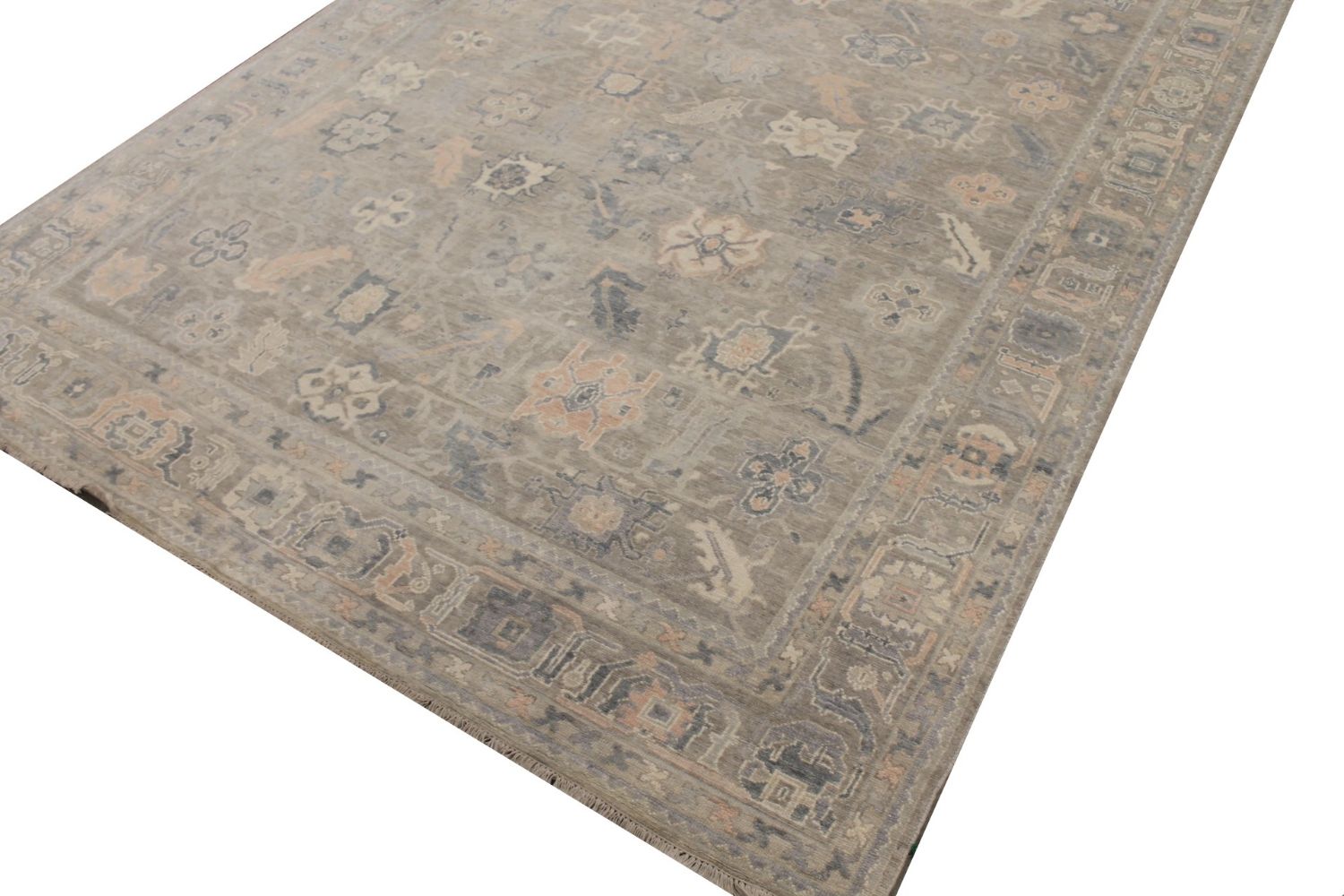 9x12 Oushak Hand Knotted Wool Area Rug - MR029350