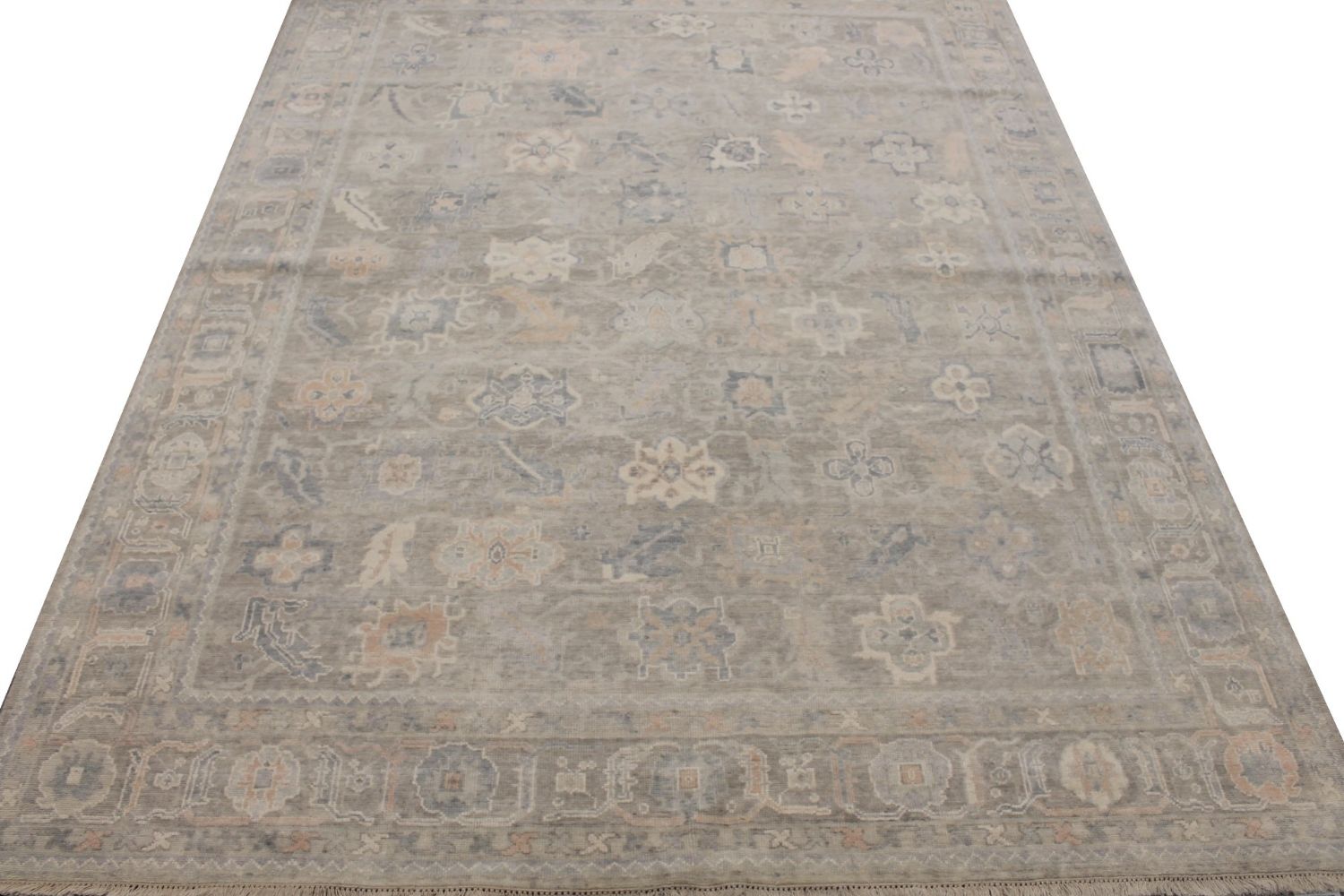 9x12 Oushak Hand Knotted Wool Area Rug - MR029350