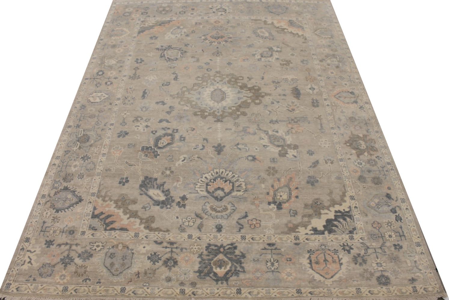 9x12 Oushak Hand Knotted Wool Area Rug - MR029351