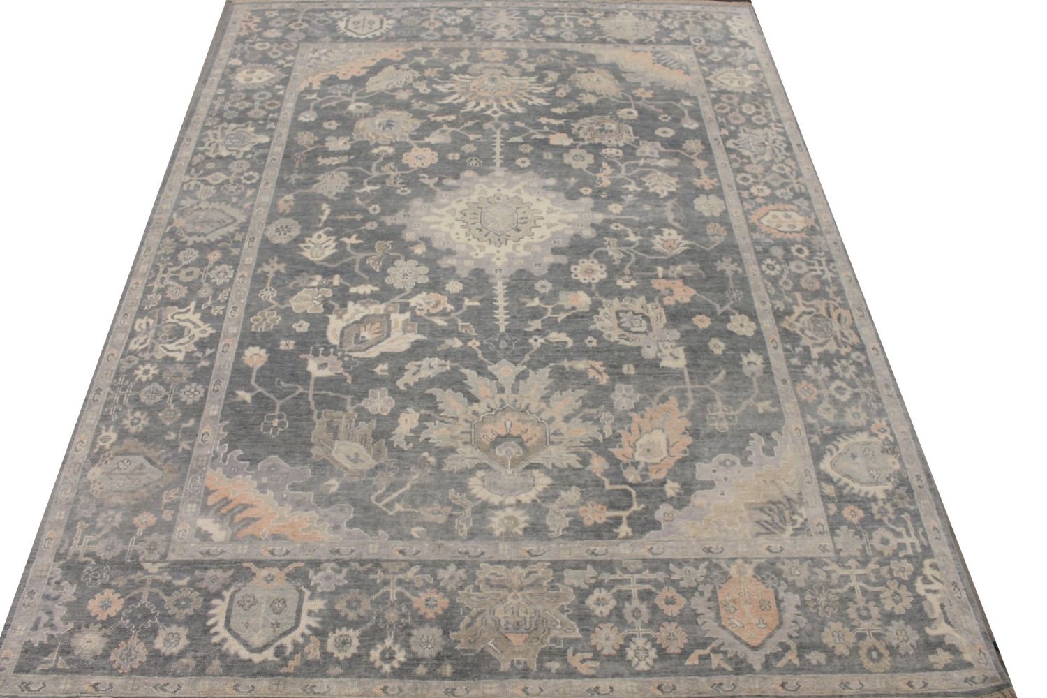 9x12 Oushak Hand Knotted Wool Area Rug - MR029352