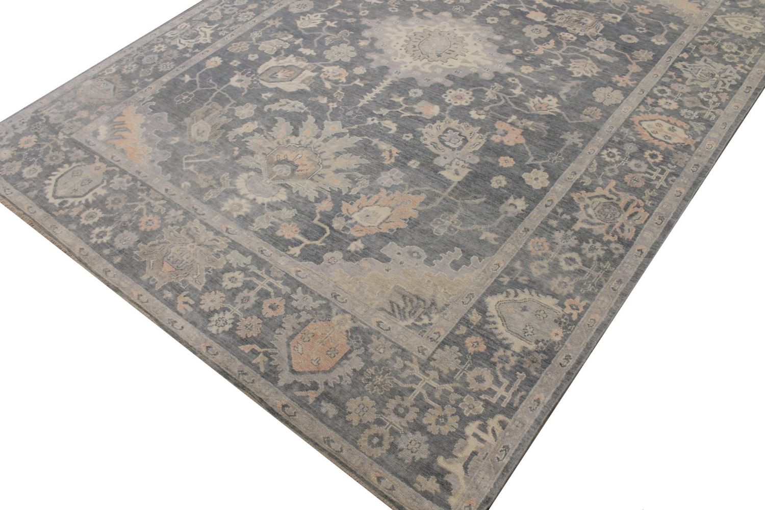 9x12 Oushak Hand Knotted Wool Area Rug - MR029352