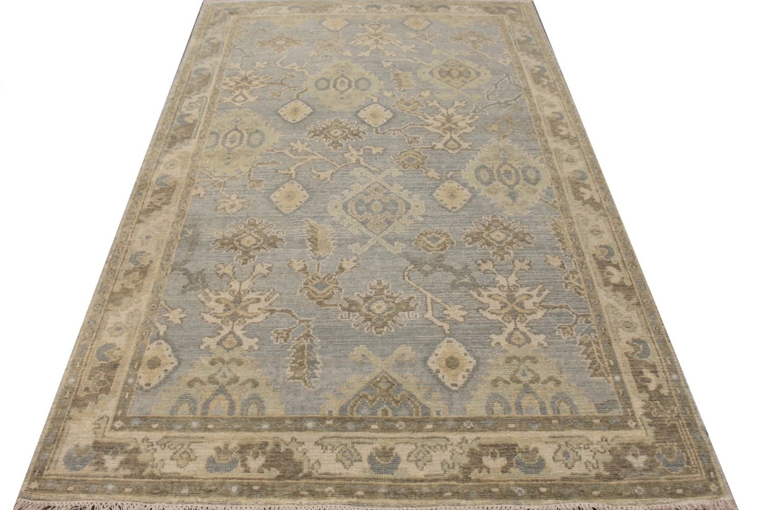 5x7/8 Oushak Hand Knotted Wool Area Rug - MR029353