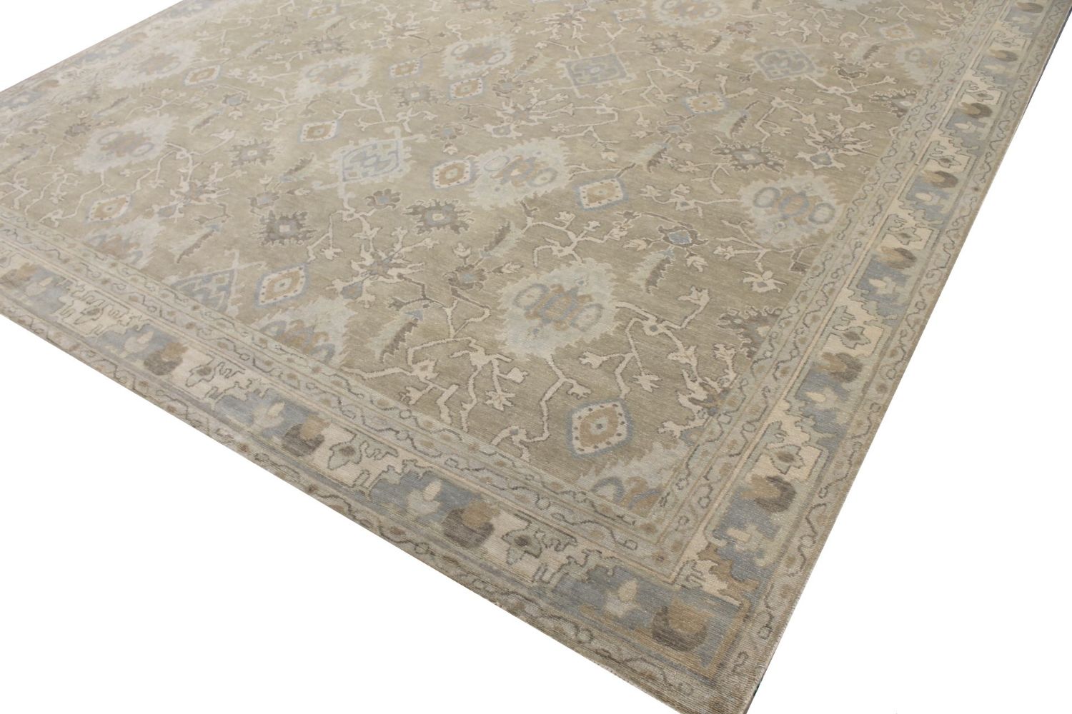 OVERSIZE Oushak Hand Knotted Wool Area Rug - MR029355