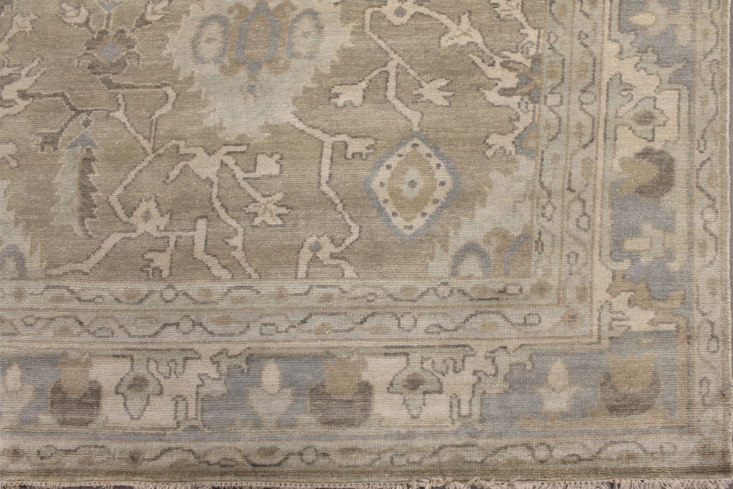 OVERSIZE Oushak Hand Knotted Wool Area Rug - MR029355