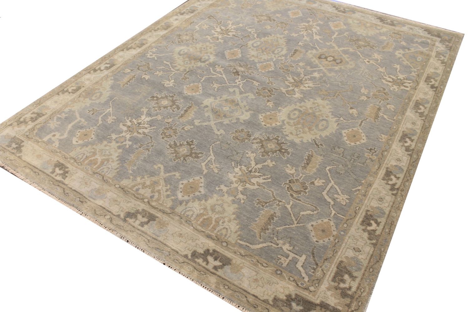 8x10 Oushak Hand Knotted Wool Area Rug - MR029356