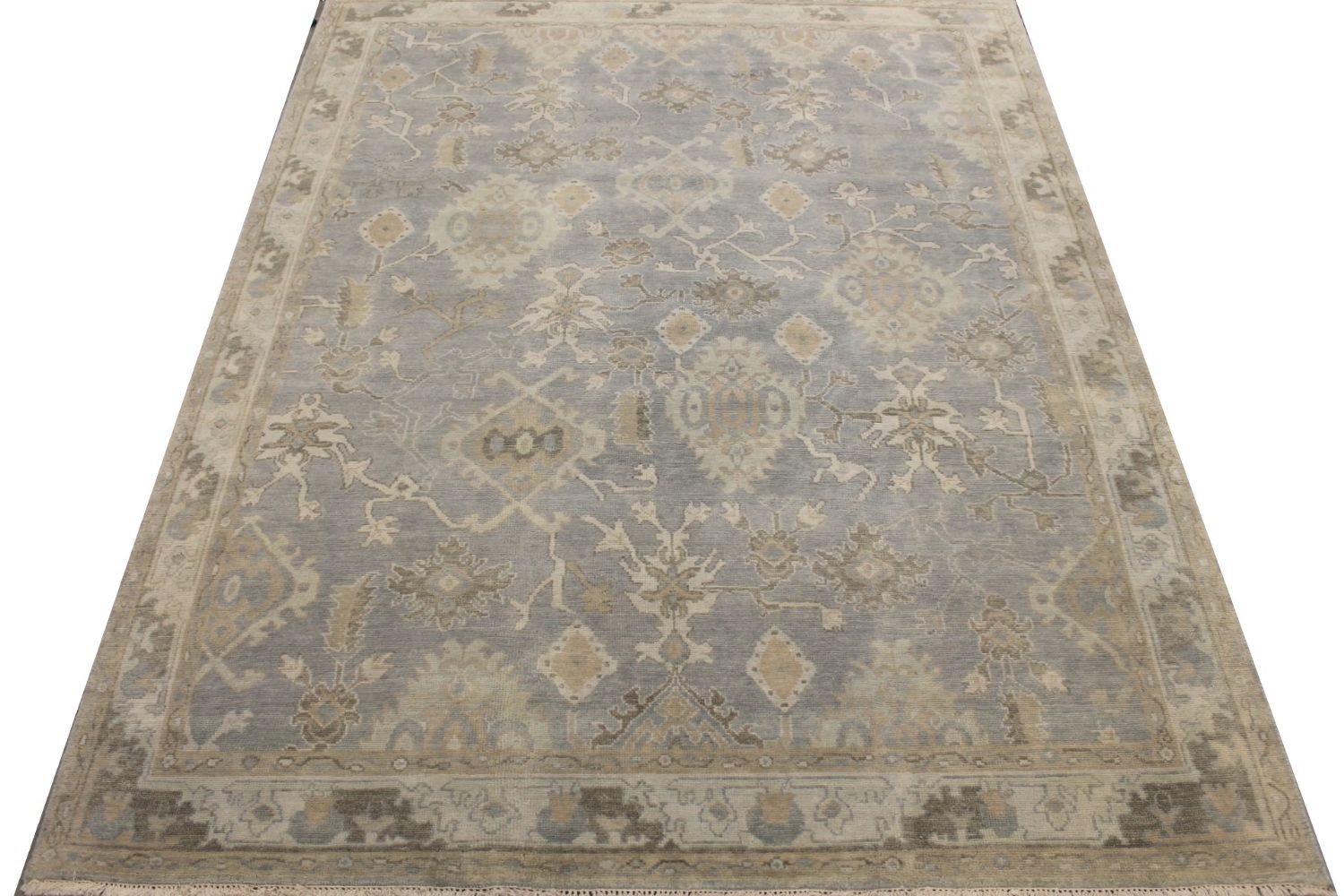 8x10 Oushak Hand Knotted Wool Area Rug - MR029356