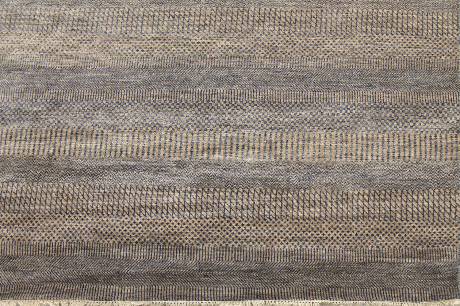 10x14 Casual Hand Knotted Wool Area Rug - MR029358