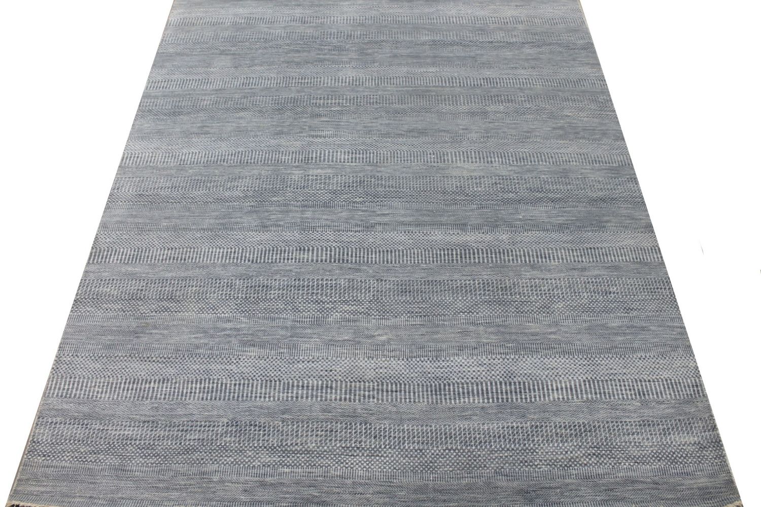 8x10 Casual Hand Knotted Wool Area Rug - MR029363