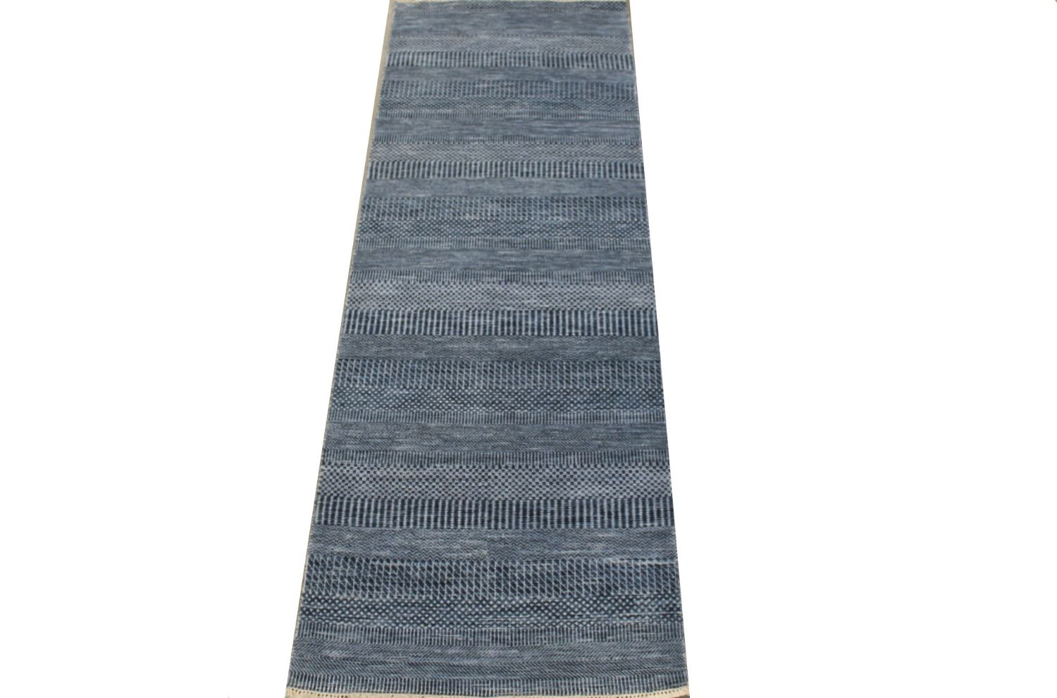 8 ft. Runner Casual Hand Knotted Wool Area Rug - MR029370