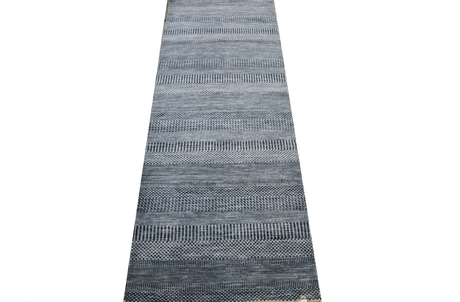 8 ft. Runner Casual Hand Knotted Wool Area Rug - MR029370