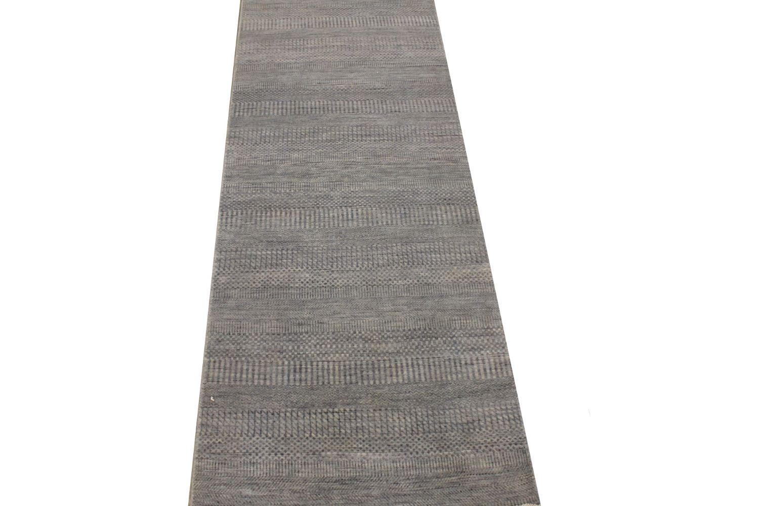 10 ft. Runner Casual Hand Knotted Wool Area Rug - MR029371