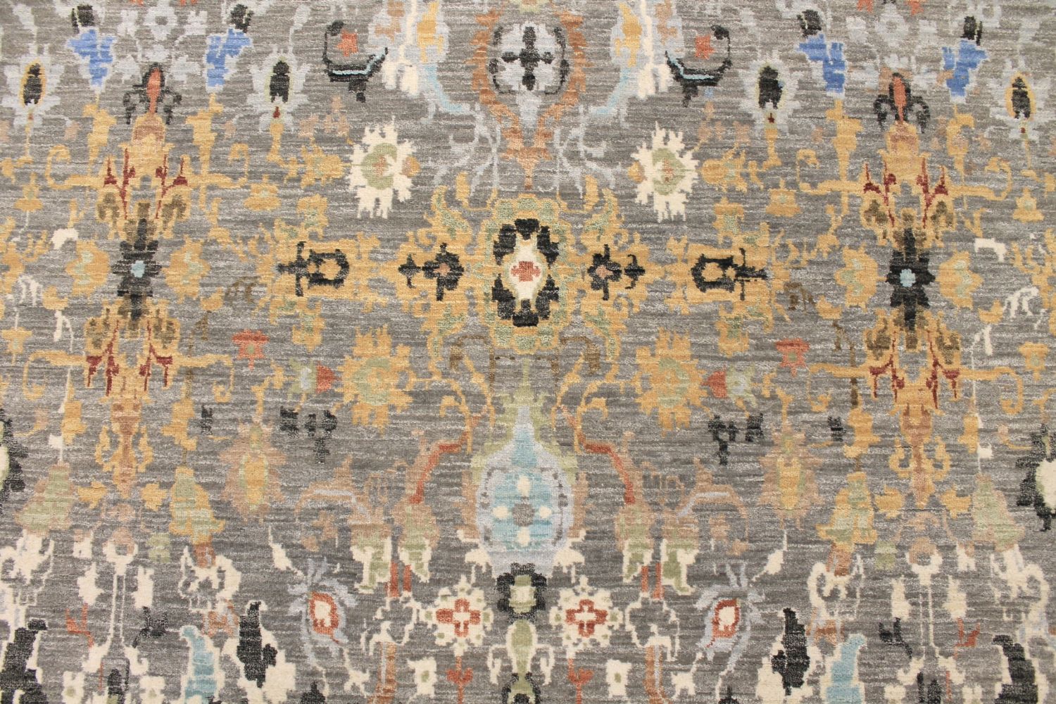 9x12 Transitional Hand Knotted Wool Area Rug - MR029380