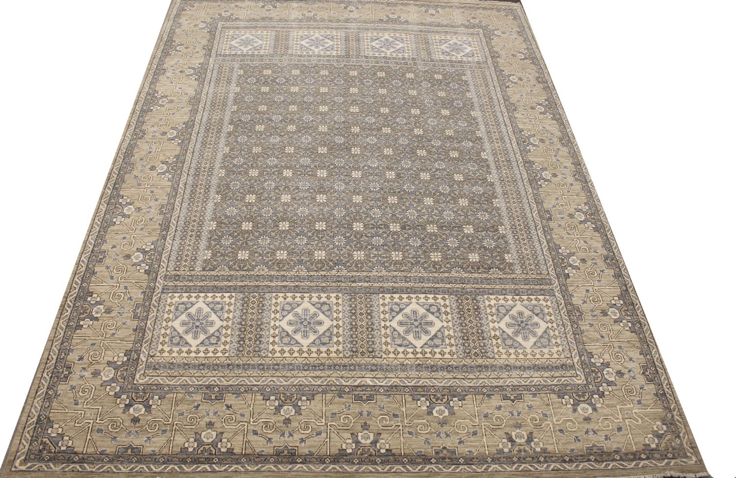 9x12 Traditional Hand Knotted Wool Area Rug - MR029382