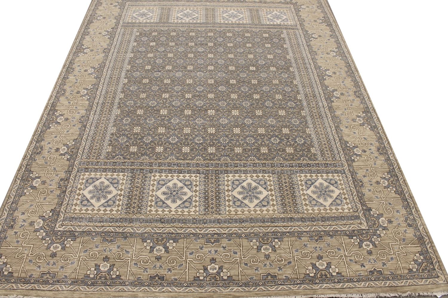 9x12 Traditional Hand Knotted Wool Area Rug - MR029382