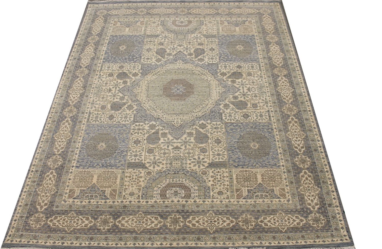 8x10 Traditional Hand Knotted Wool Area Rug - MR029384