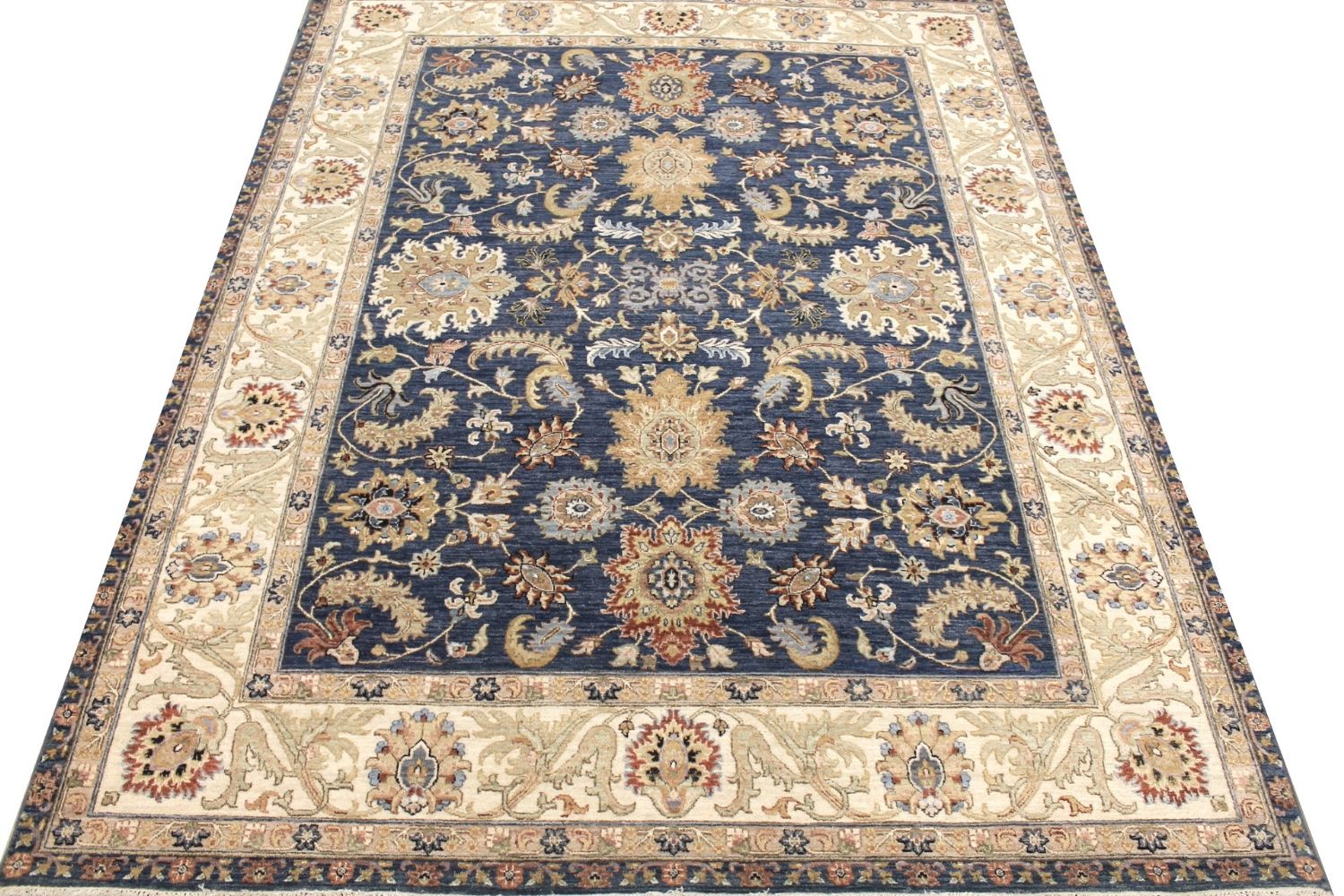 8x10 Traditional Hand Knotted Wool Area Rug - MR029385