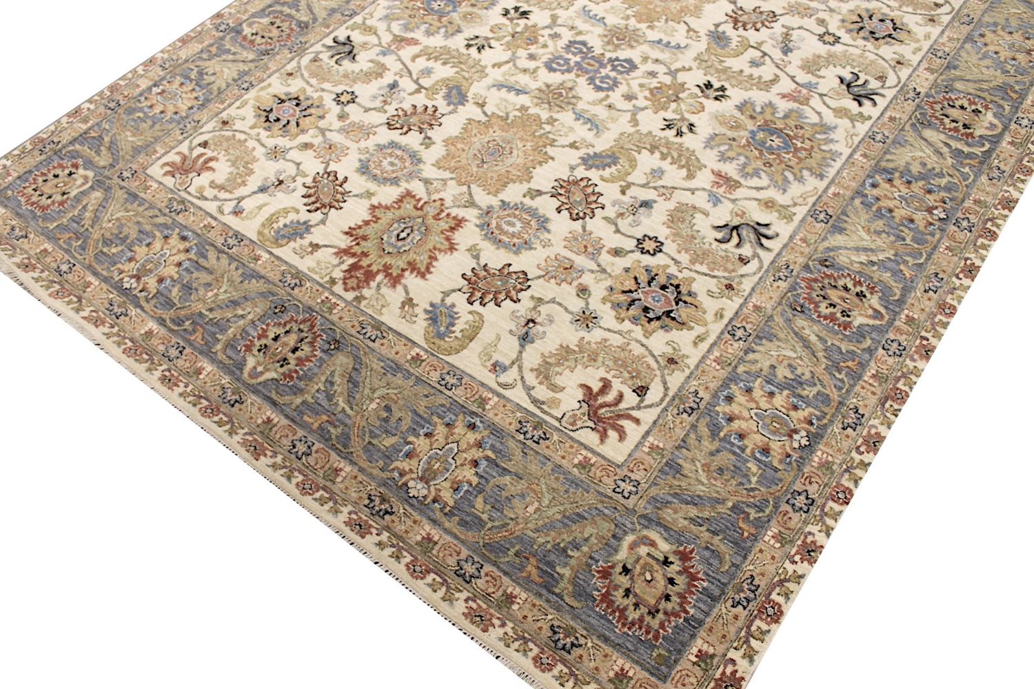 8x10 Traditional Hand Knotted Wool Area Rug - MR029386