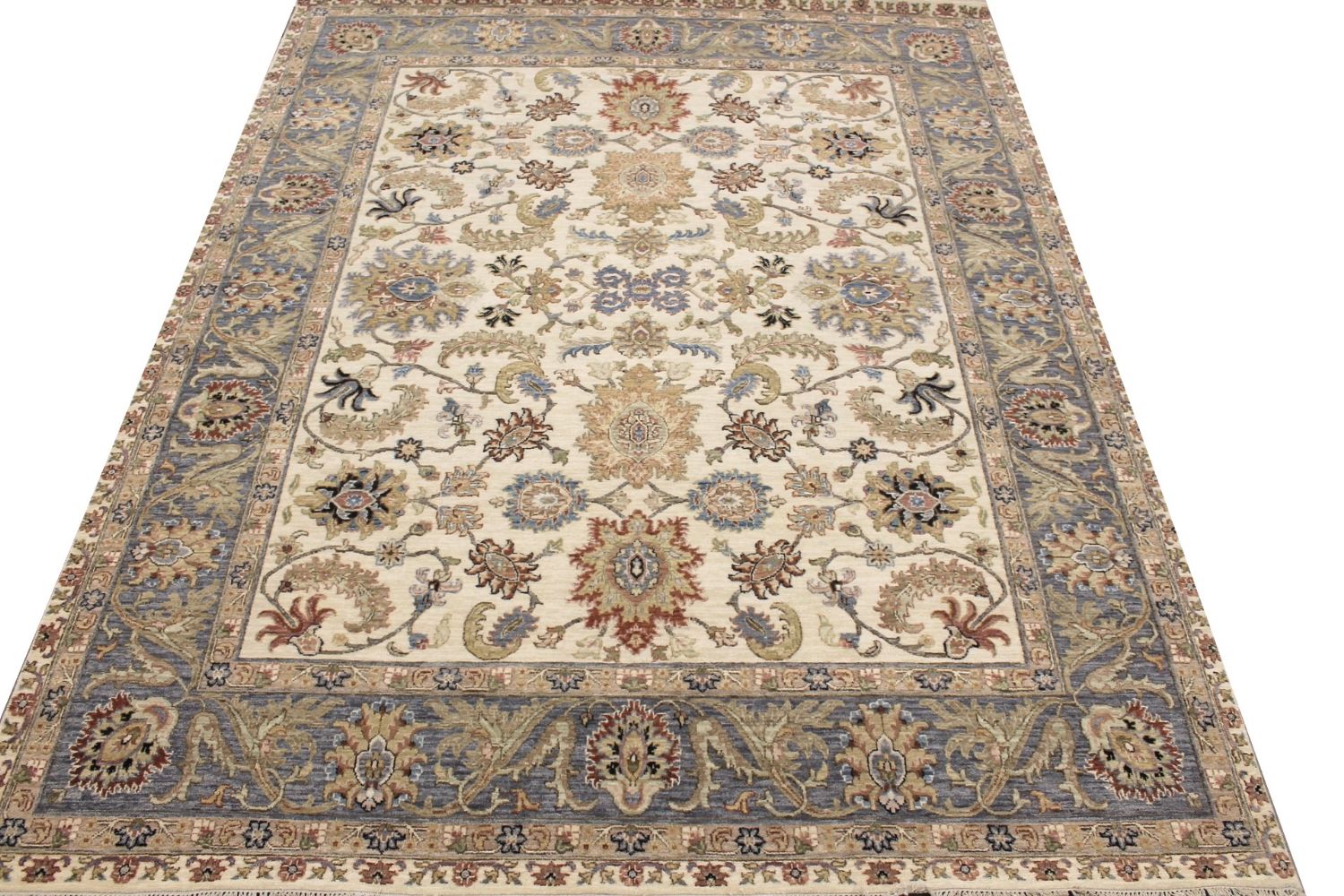 8x10 Traditional Hand Knotted Wool Area Rug - MR029386