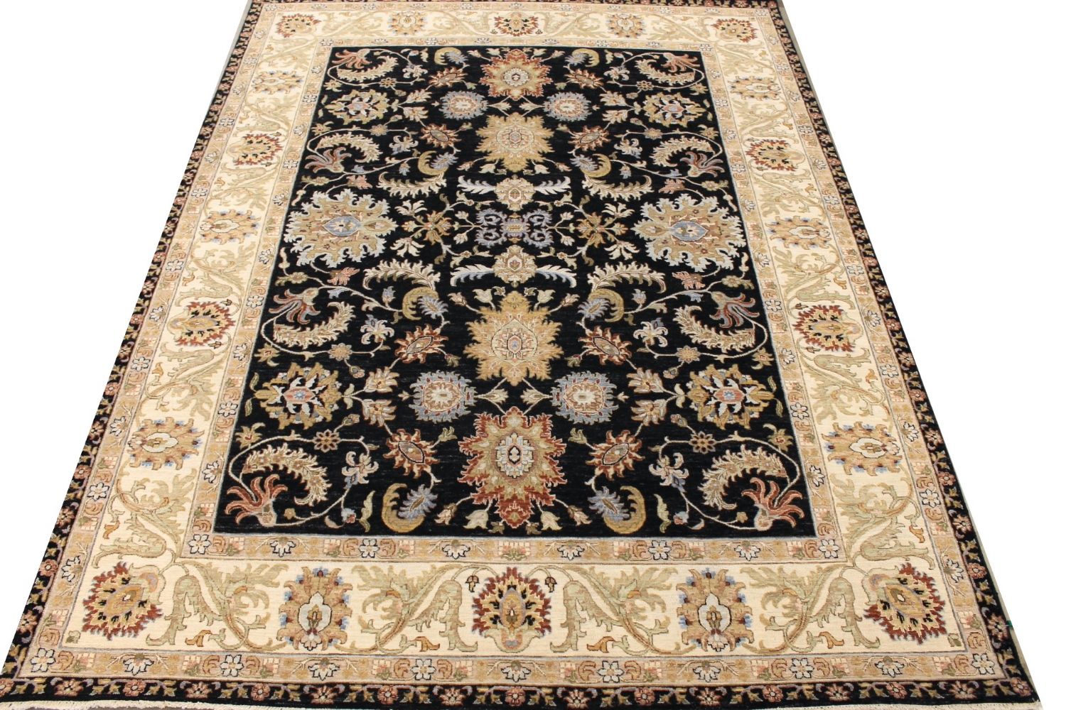 9x12 Traditional Hand Knotted Wool Area Rug - MR029387