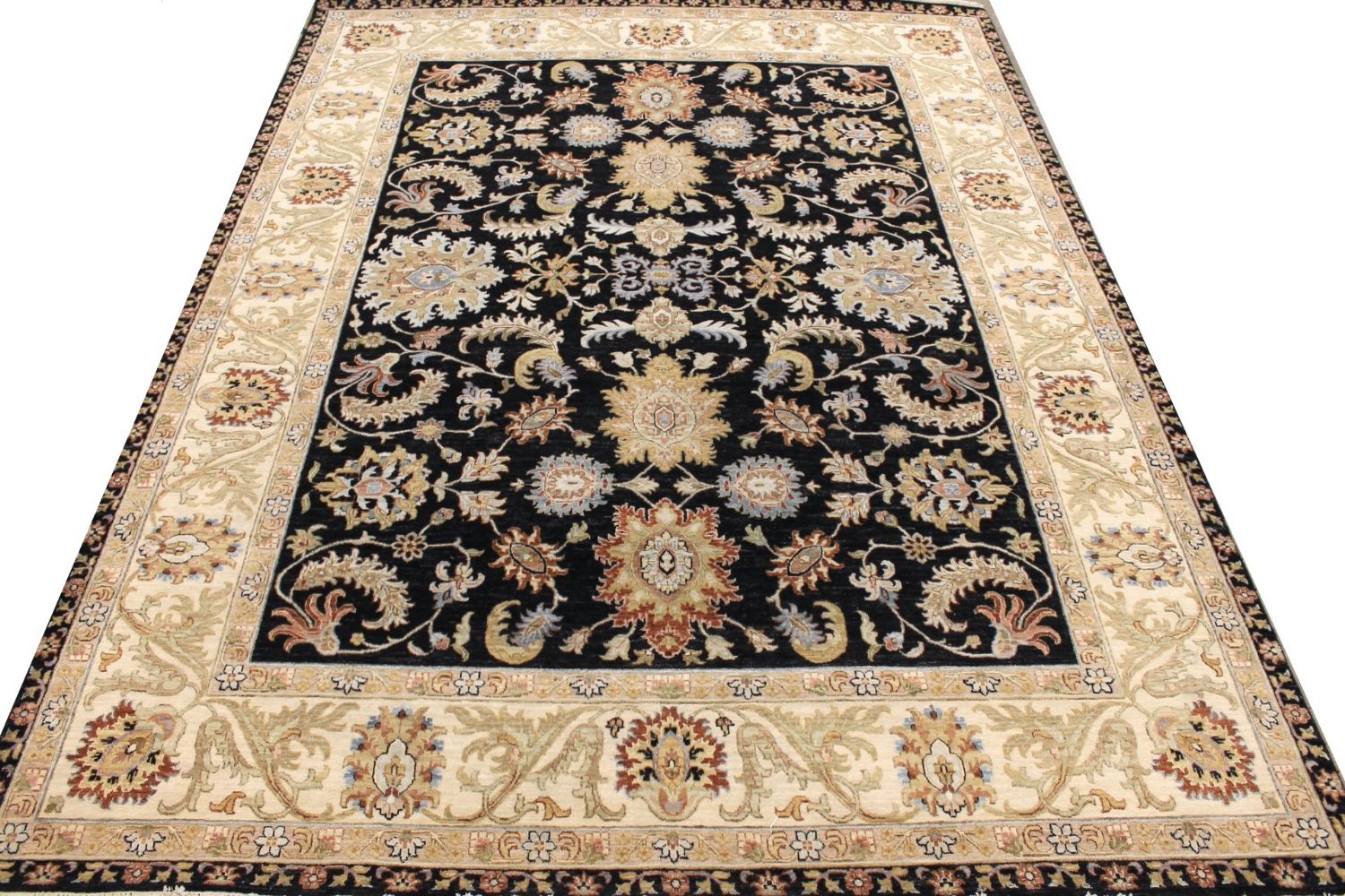 9x12 Traditional Hand Knotted Wool Area Rug - MR029387