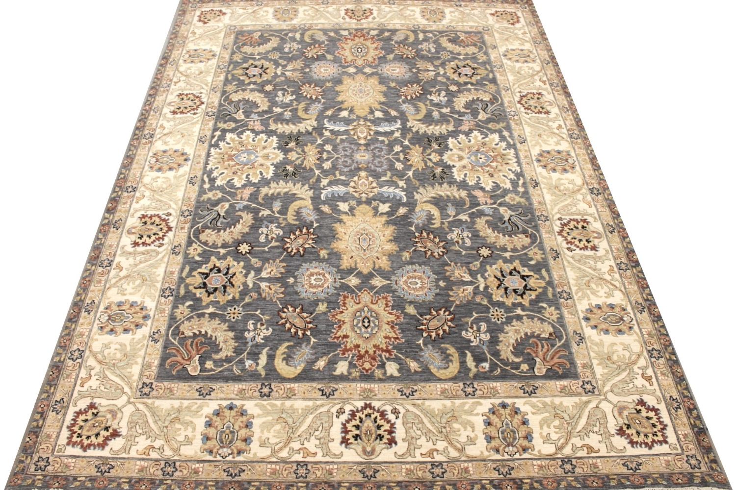 9x12 Traditional Hand Knotted Wool Area Rug - MR029388