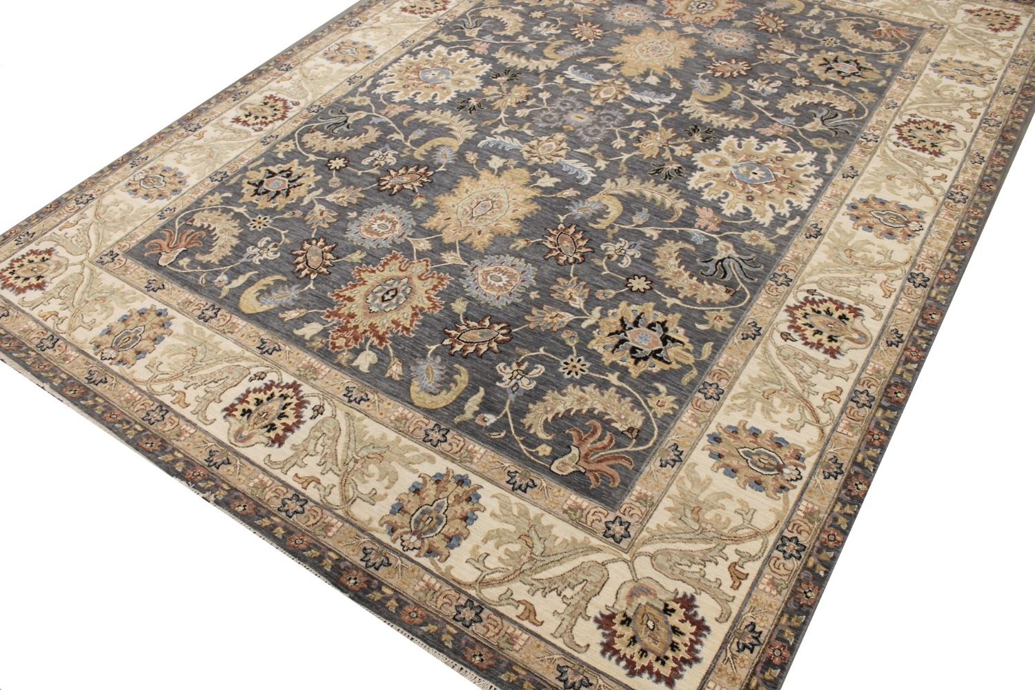 9x12 Traditional Hand Knotted Wool Area Rug - MR029388