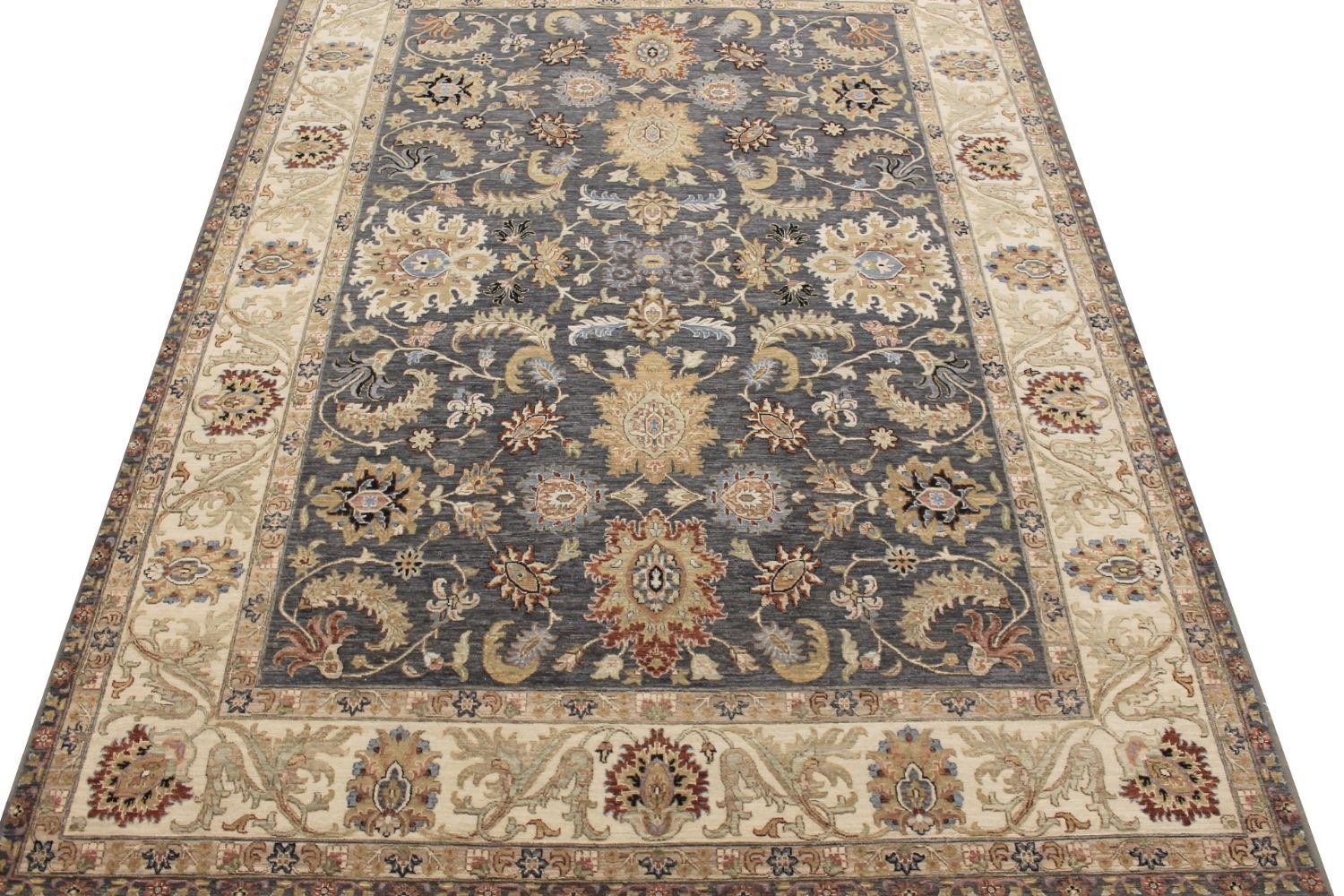 9x12 Traditional Hand Knotted Wool Area Rug - MR029388