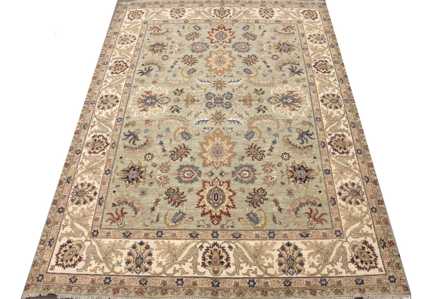 8x10 Traditional Hand Knotted Wool Area Rug - MR029395