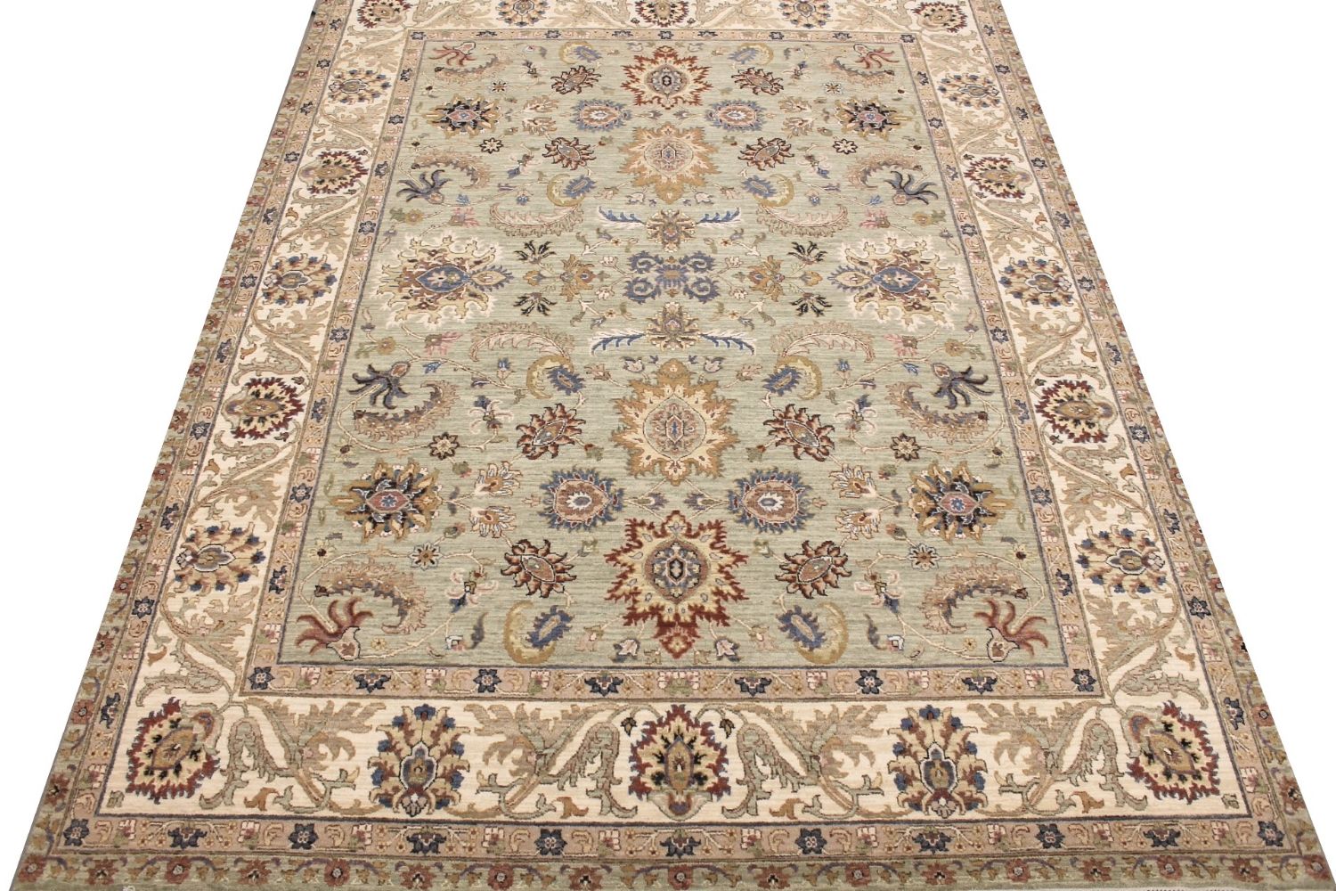 8x10 Traditional Hand Knotted Wool Area Rug - MR029395