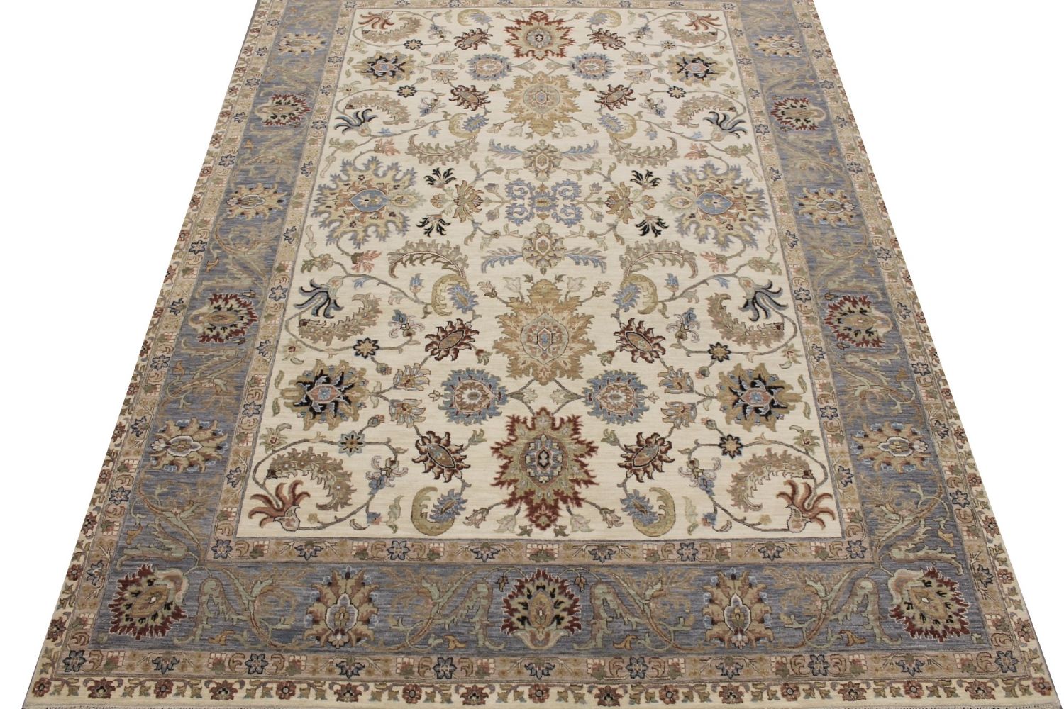 9x12 Traditional Hand Knotted Wool Area Rug - MR029399