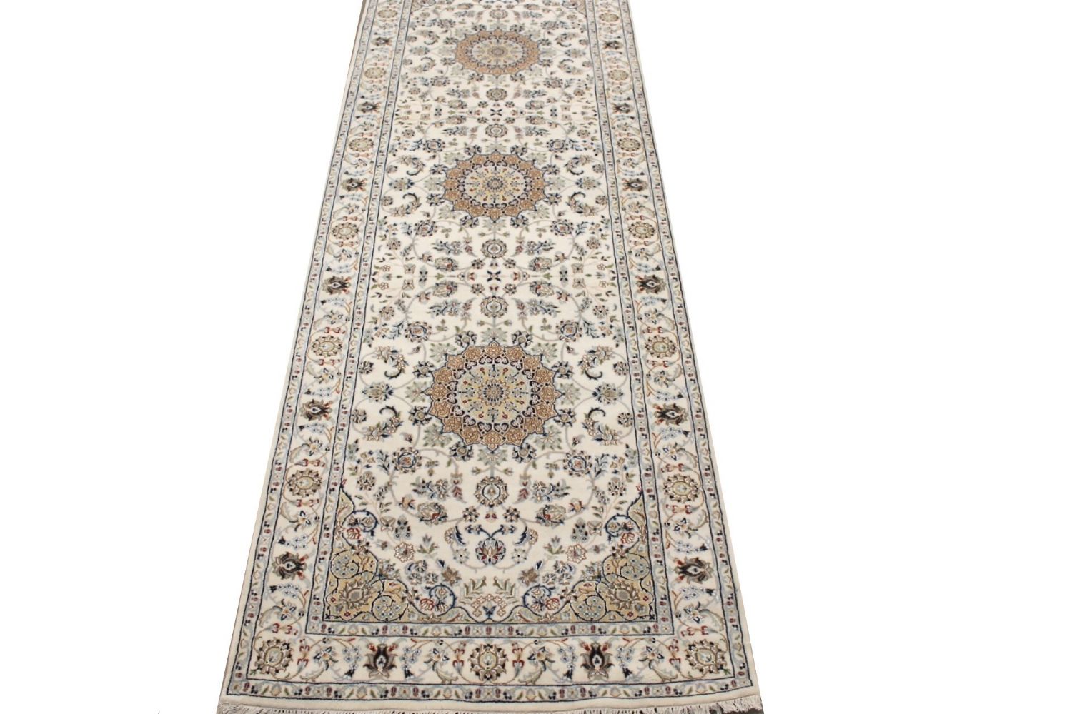 Wide Runner Traditional Hand Knotted Wool Area Rug - MR029412