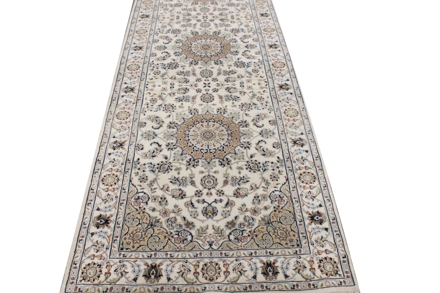 Wide Runner Traditional Hand Knotted Wool Area Rug - MR029412