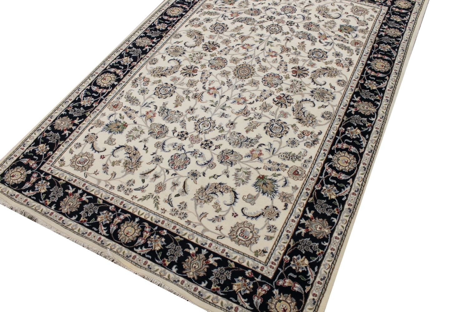 6x9 Traditional Hand Knotted Wool Area Rug - MR029416