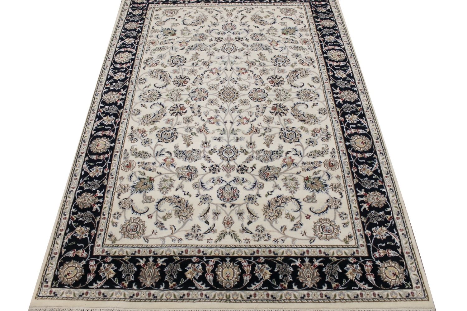 6x9 Traditional Hand Knotted Wool Area Rug - MR029416