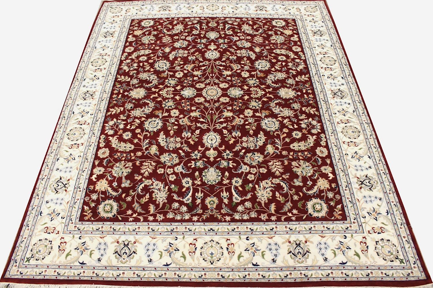 8x10 Traditional Hand Knotted Wool Area Rug - MR029417