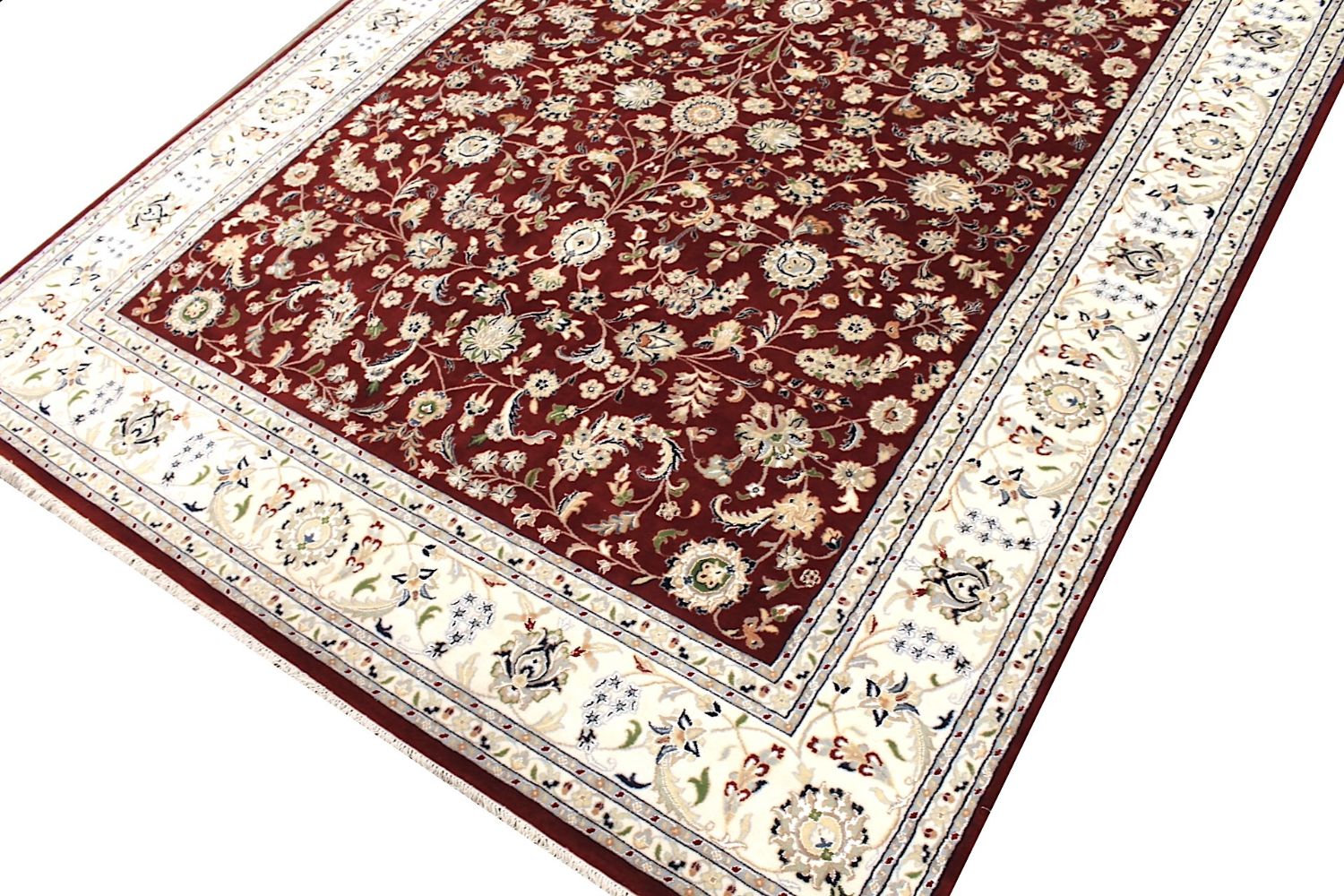 8x10 Traditional Hand Knotted Wool Area Rug - MR029417