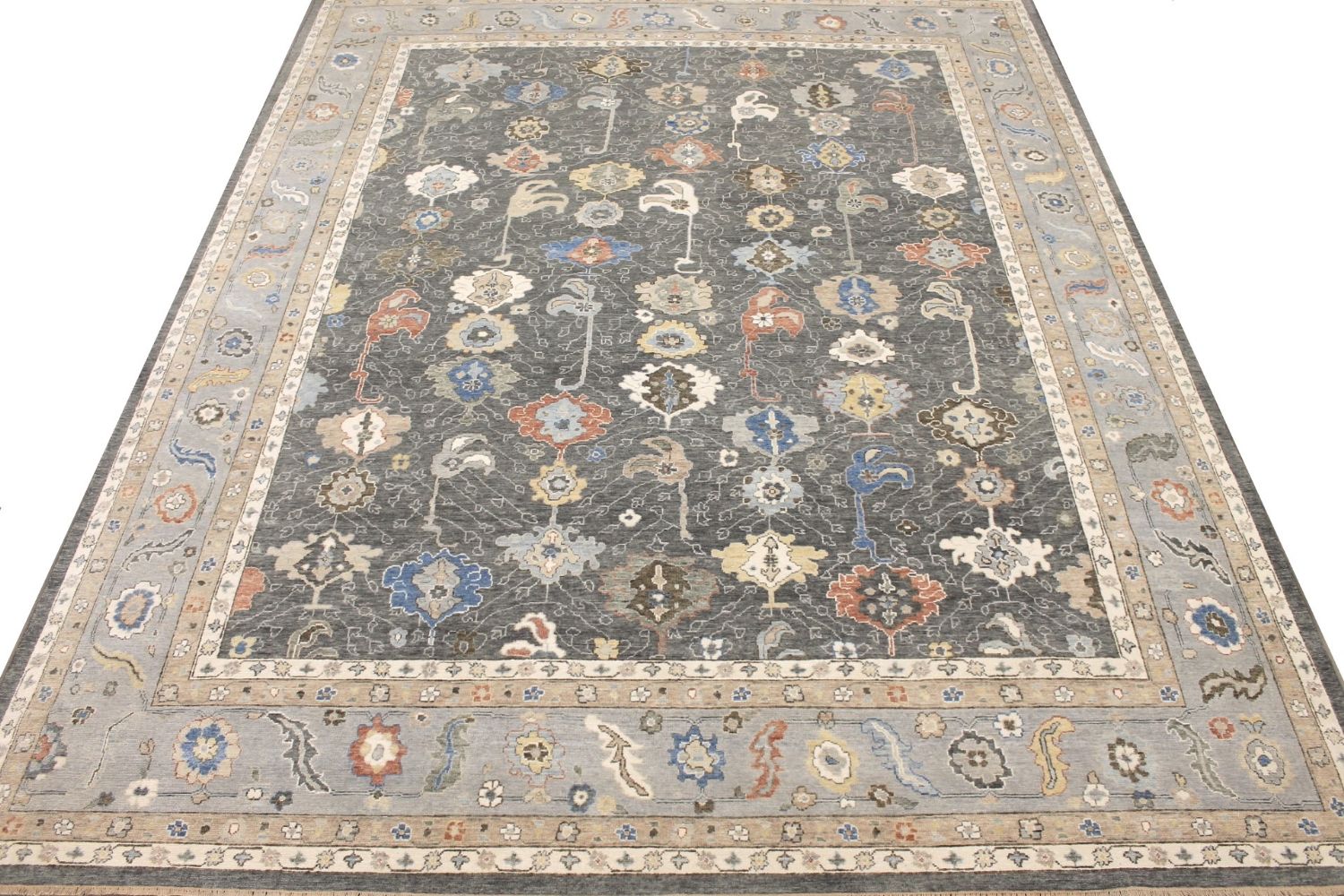 OVERSIZE Oushak Hand Knotted Wool Area Rug - MR029418