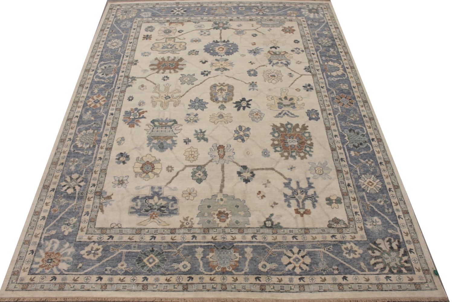 9x12 Oushak Hand Knotted Wool Area Rug - MR029420