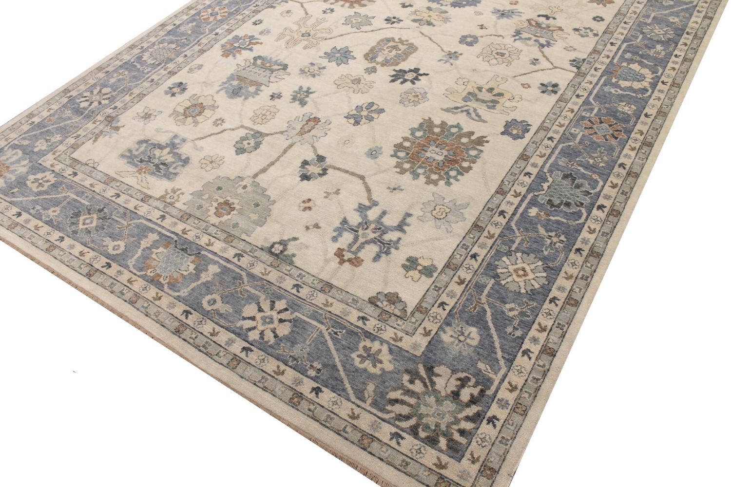 9x12 Oushak Hand Knotted Wool Area Rug - MR029420