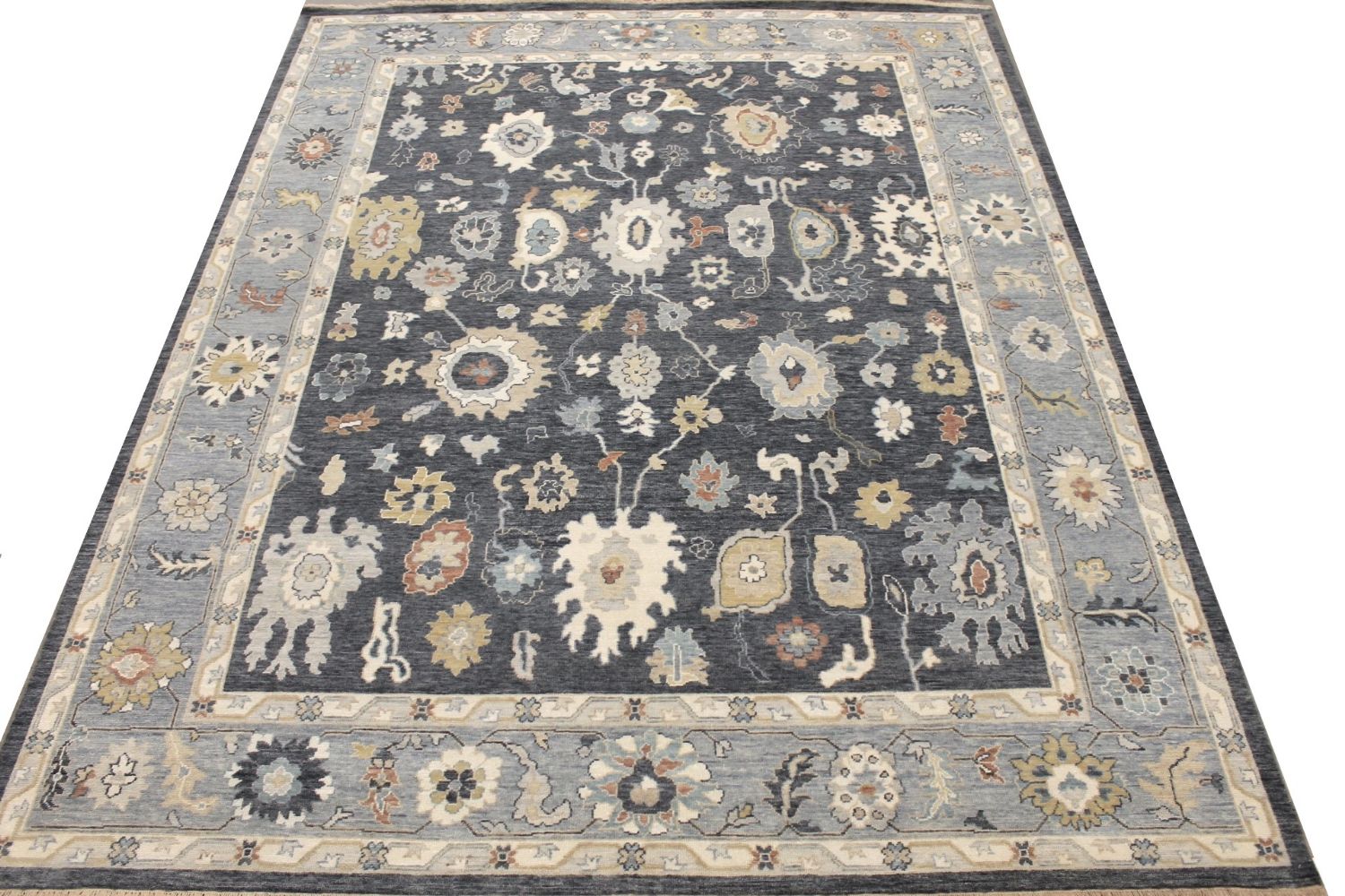 9x12 Oushak Hand Knotted Wool Area Rug - MR029421