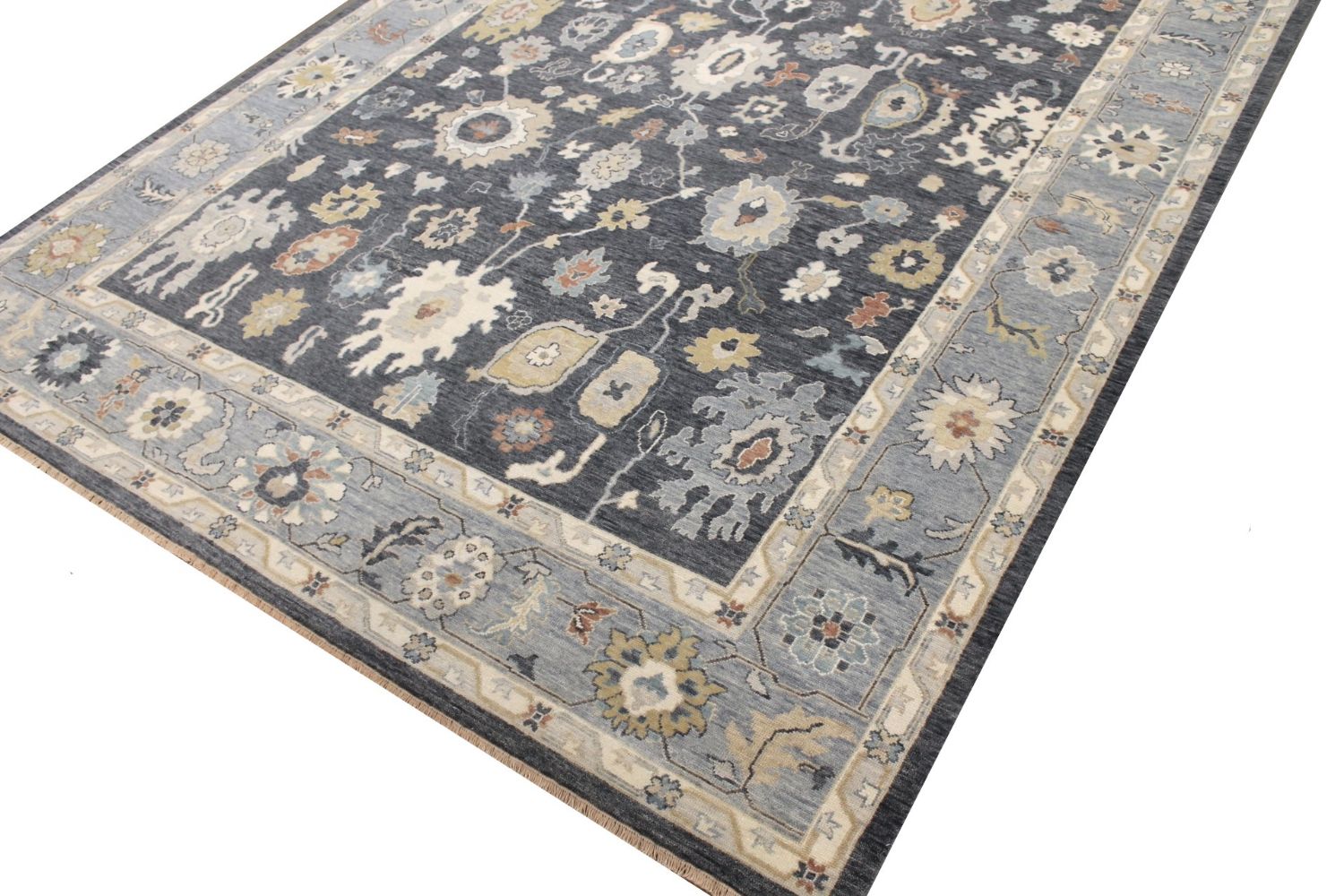 9x12 Oushak Hand Knotted Wool Area Rug - MR029421