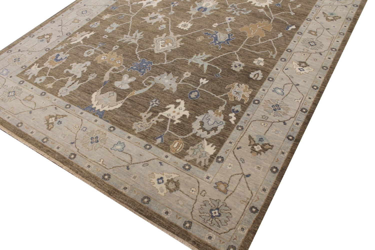 9x12 Oushak Hand Knotted Wool Area Rug - MR029422