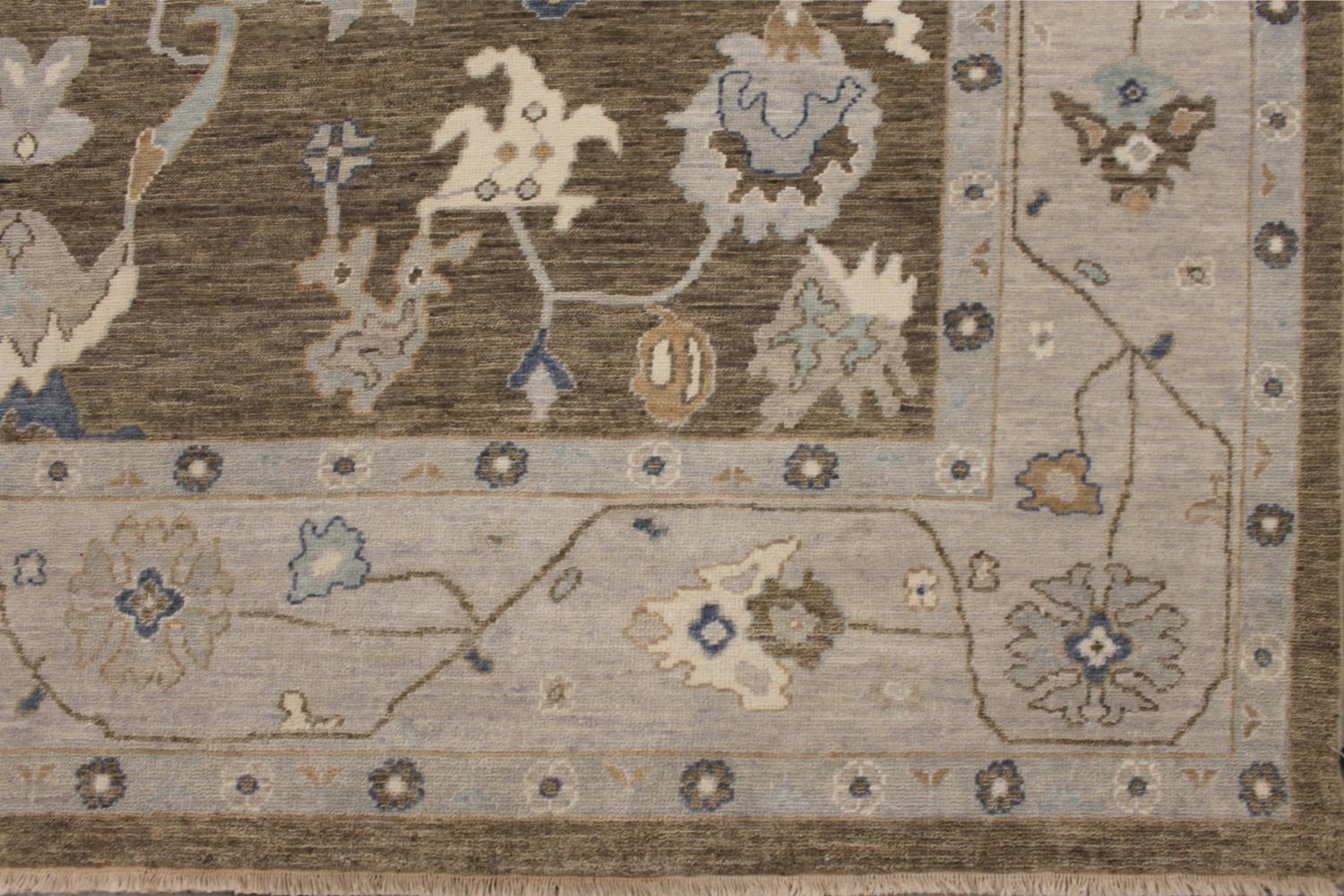 9x12 Oushak Hand Knotted Wool Area Rug - MR029422