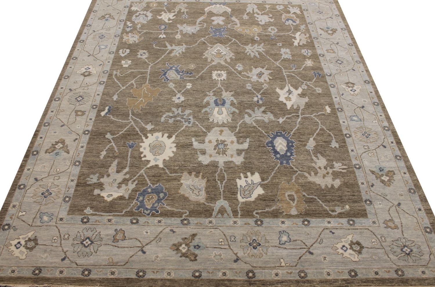 9x12 Oushak Hand Knotted Wool Area Rug - MR029422