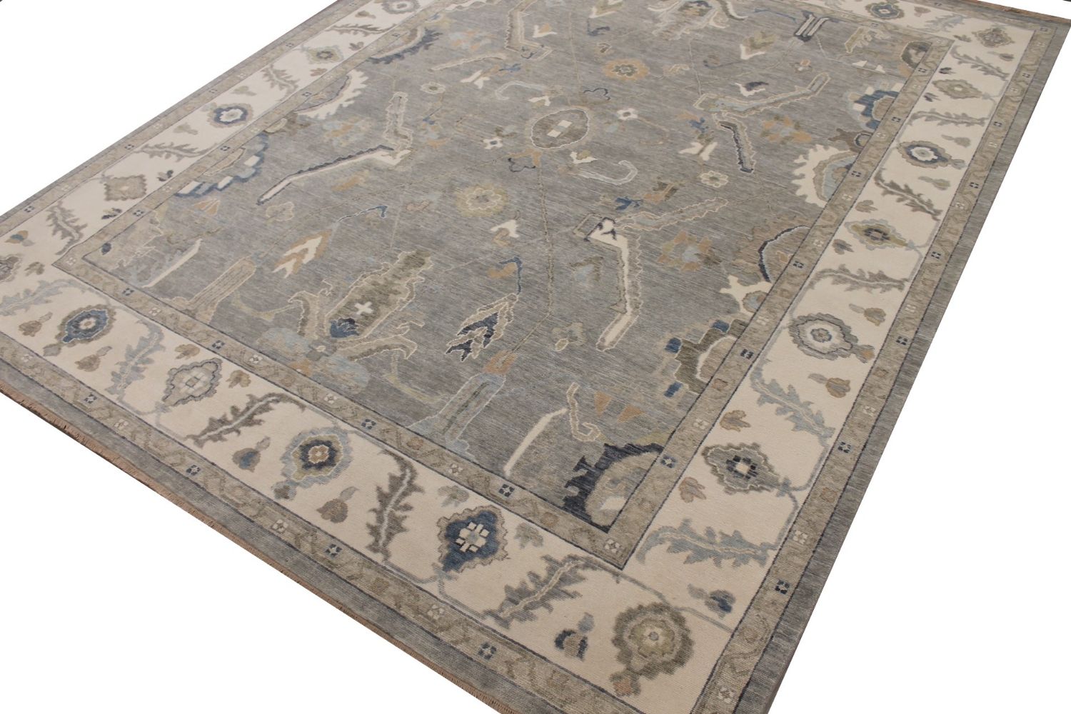 9x12 Oushak Hand Knotted Wool Area Rug - MR029423